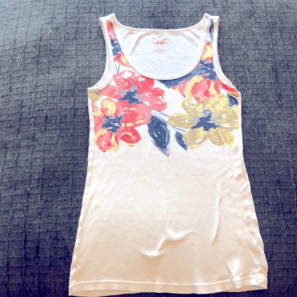 Floral Tank, M, 2/$12